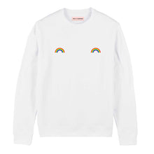 Load image into Gallery viewer, Pride Rainbow Nipple Sweatshirt-LGBT Apparel, LGBT Clothing, LGBT Sweatshirt, JH030-The Spark Company