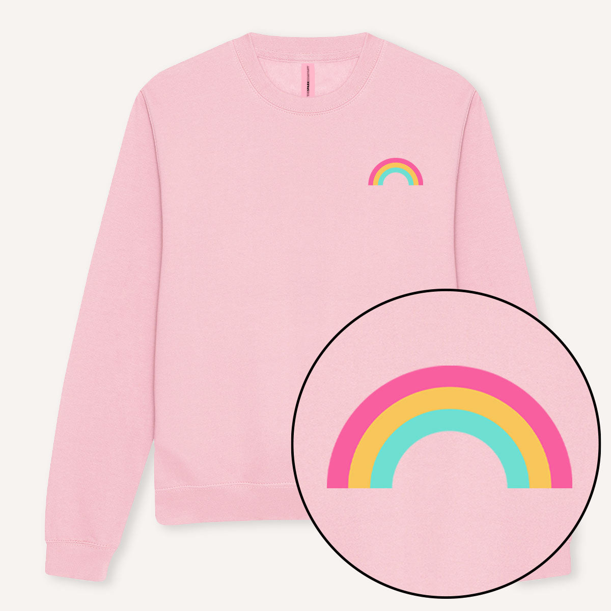 Pride Rainbow Sweatshirt-LGBT Apparel, LGBT Clothing, LGBT Sweatshirt, JH030-The Spark Company