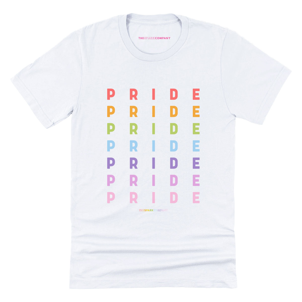 Pride Spectrum T-Shirt-LGBT Apparel, LGBT Clothing, LGBT T Shirt, BC3001-The Spark Company