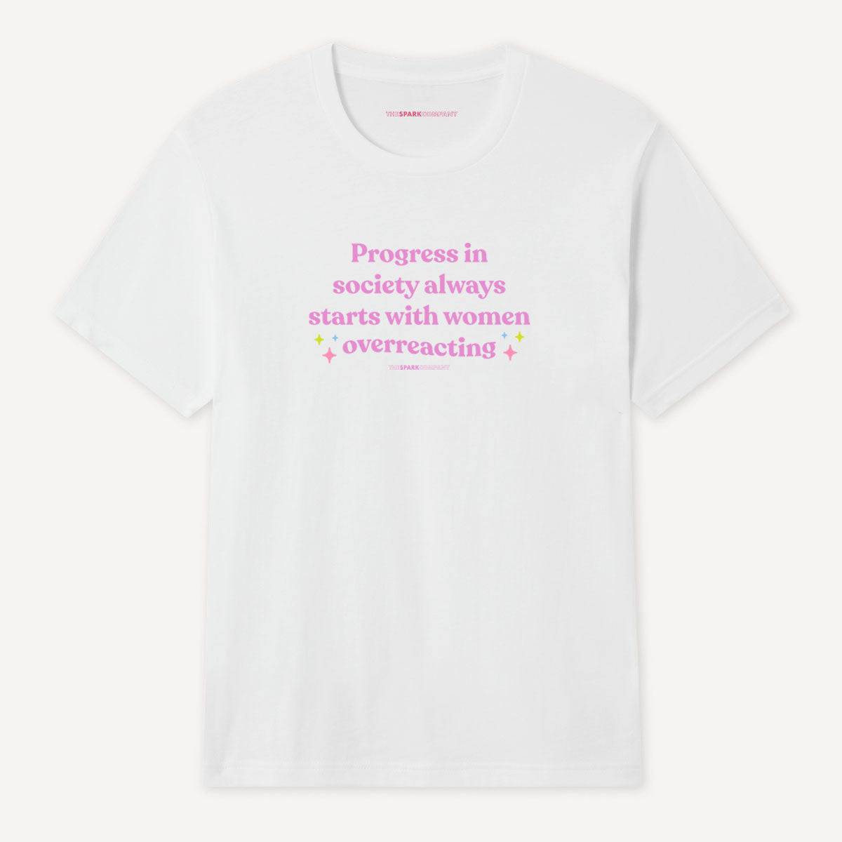 Progress In Society T-Shirt-Feminist Apparel, Feminist Clothing, Feminist T Shirt, BC3001-The Spark Company