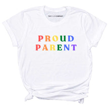 Load image into Gallery viewer, Proud Parent T-Shirt-Feminist Apparel, Feminist Clothing, Feminist T Shirt, BC3001-The Spark Company