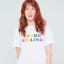 Load image into Gallery viewer, Proud Sibling T-Shirt-LGBT Apparel, LGBT Clothing, LGBT T Shirt, BC3001-The Spark Company