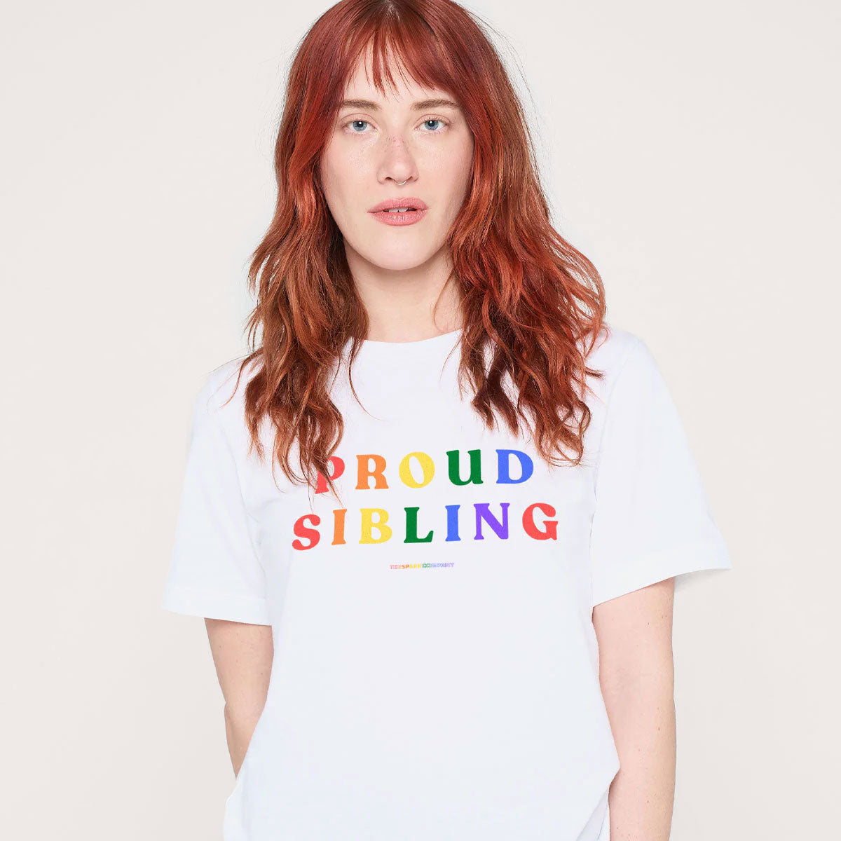 Proud Sibling T-Shirt-LGBT Apparel, LGBT Clothing, LGBT T Shirt, BC3001-The Spark Company
