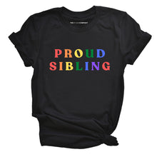 Load image into Gallery viewer, Proud Sibling T-Shirt-LGBT Apparel, LGBT Clothing, LGBT T Shirt, BC3001-The Spark Company
