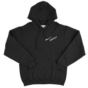 Proudly Difficult Hoodie-Feminist Apparel, Feminist Clothing, Feminist Hoodie, JH001-The Spark Company