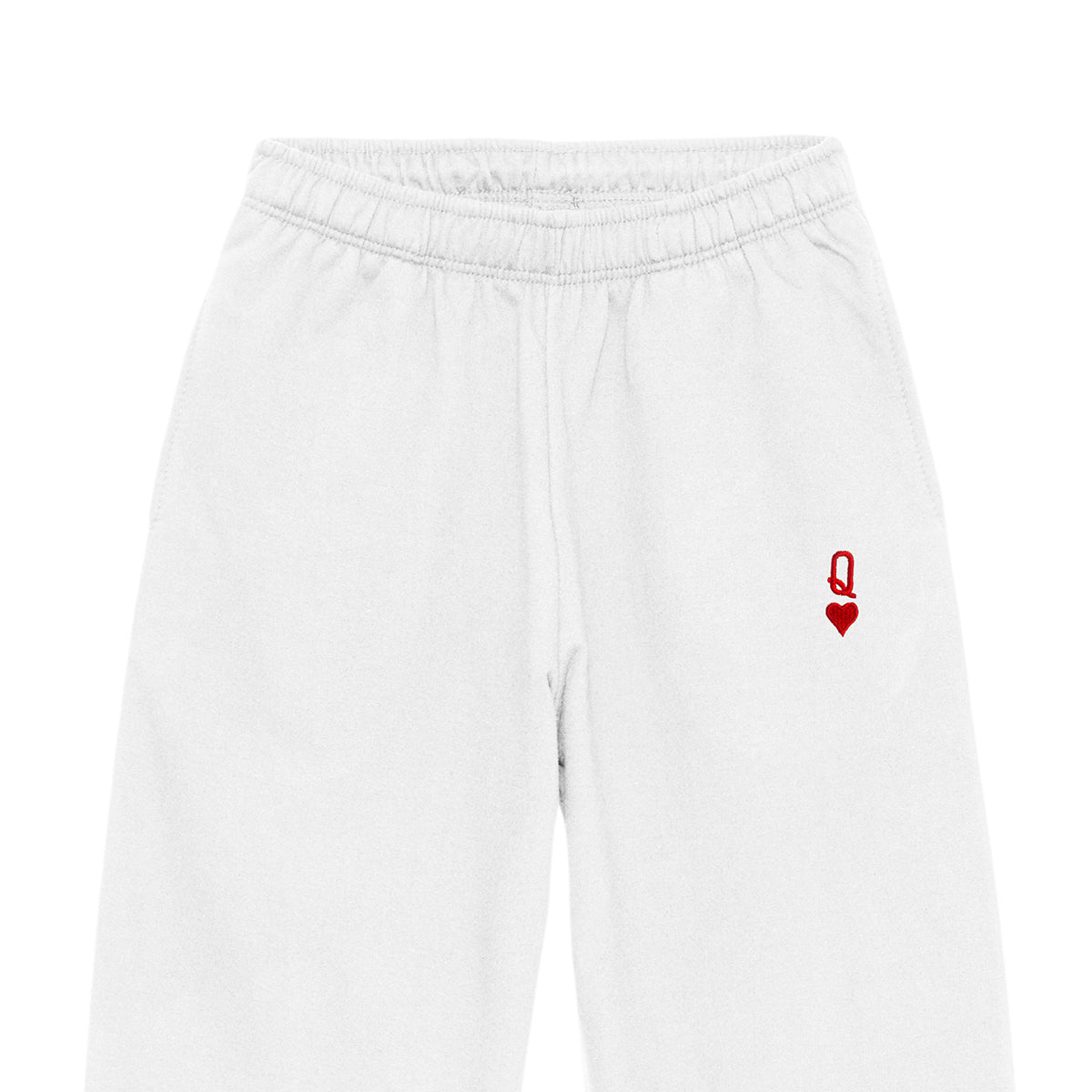 Queen Tiny Embroidery Detail Joggers-Feminist Apparel, Feminist Clothing, Feminist joggers, JH072-The Spark Company