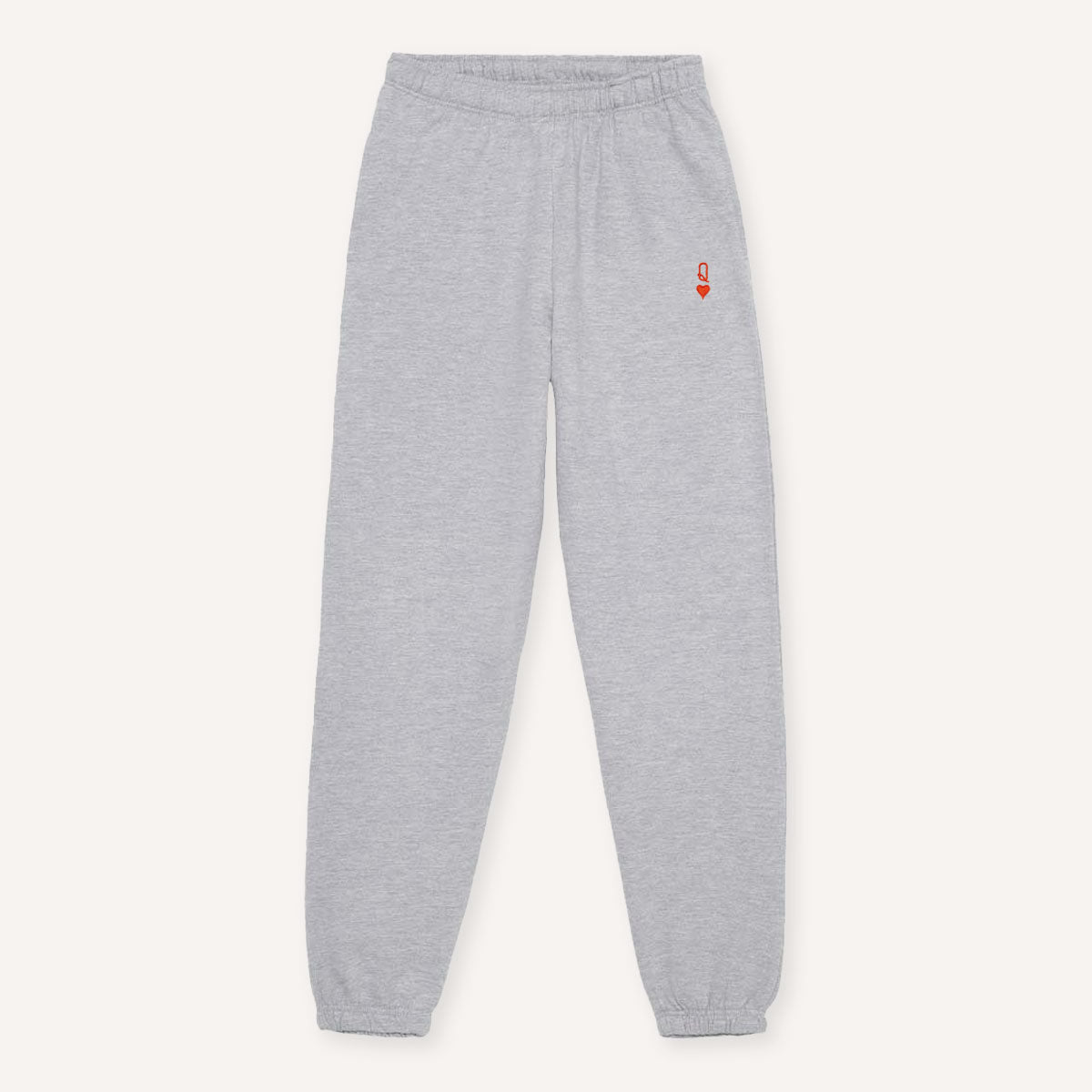Queen Tiny Embroidery Detail Joggers-Feminist Apparel, Feminist Clothing, Feminist joggers, JH072-The Spark Company
