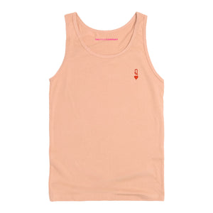 Queen Tiny Embroidery Detail Tank Top-Feminist Apparel, Feminist Clothing, Feminist Tank, 03980-The Spark Company