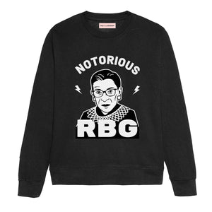 RBG Ruth Bader Ginsburg Sweatshirt-Feminist Apparel, Feminist Clothing, Feminist Sweatshirt, JH030-The Spark Company