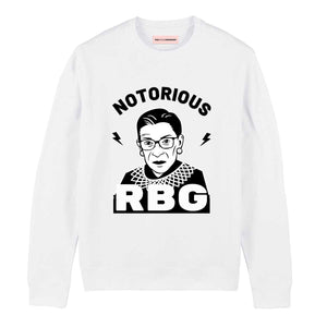 RBG Ruth Bader Ginsburg Sweatshirt-Feminist Apparel, Feminist Clothing, Feminist Sweatshirt, JH030-The Spark Company