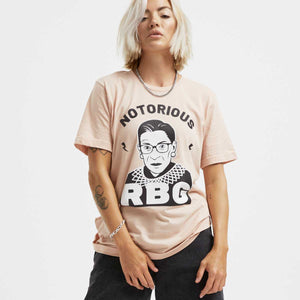 RBG Ruth Bader Ginsburg T-Shirt-Feminist Apparel, Feminist Clothing, Feminist T Shirt, BC3001-The Spark Company