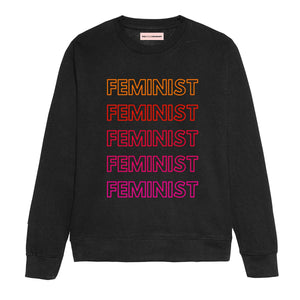 Rainbow Feminist Sweatshirt-Feminist Apparel, Feminist Clothing, Feminist Sweatshirt, JH030-The Spark Company