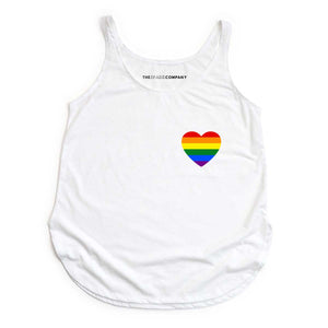 Rainbow Heart Festival Tank Top-LGBT Apparel, LGBT Clothing, LGBT Vest, NL5033-The Spark Company