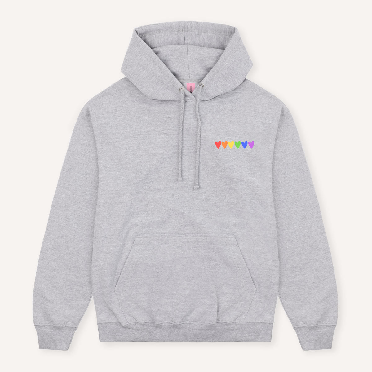 Rainbow Hearts Hoodie-Feminist Apparel, Feminist Clothing, Feminist Hoodie, JH001-The Spark Company