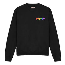 Load image into Gallery viewer, Rainbow Hearts Sweatshirt-Feminist Apparel, Feminist Clothing, Feminist Sweatshirt, JH030-The Spark Company