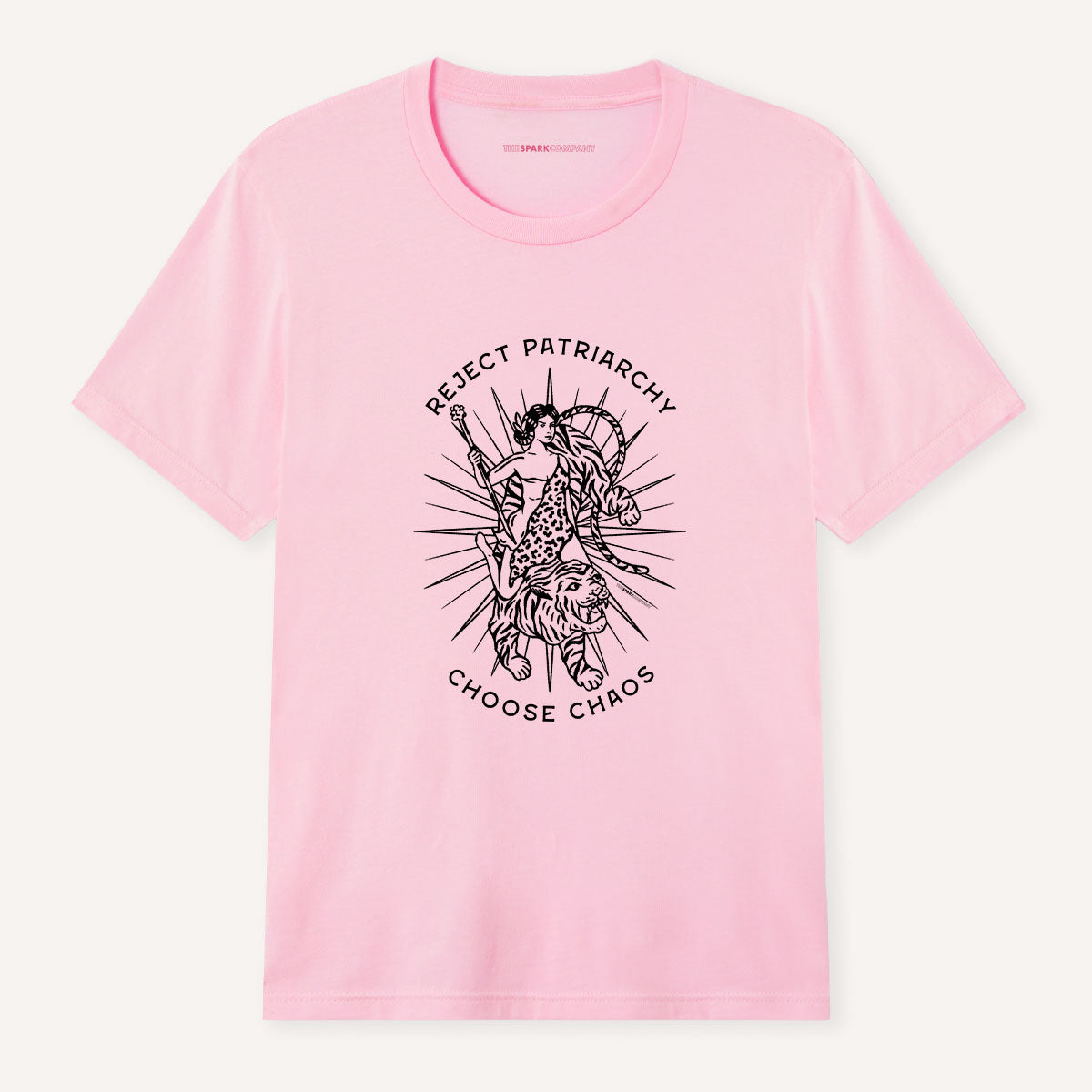 Reject Patriarchy Choose Chaos T-Shirt-Feminist Apparel, Feminist Clothing, Feminist T Shirt, BC3001-The Spark Company