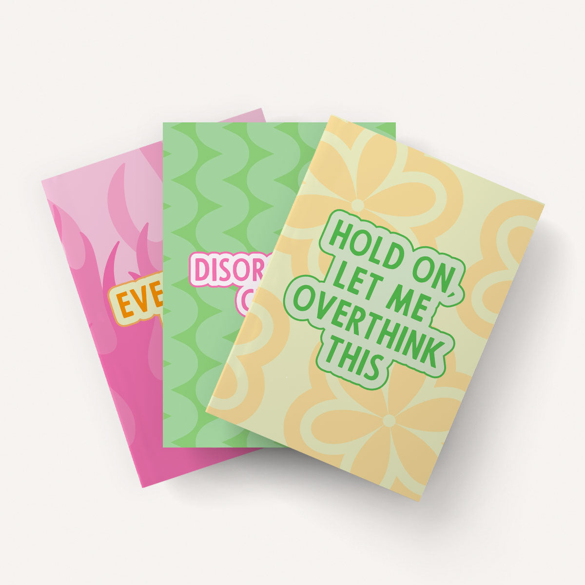Relatable Notebooks (3 Pack)-Feminist Apparel, Feminist Gift, Feminist Notebook-The Spark Company