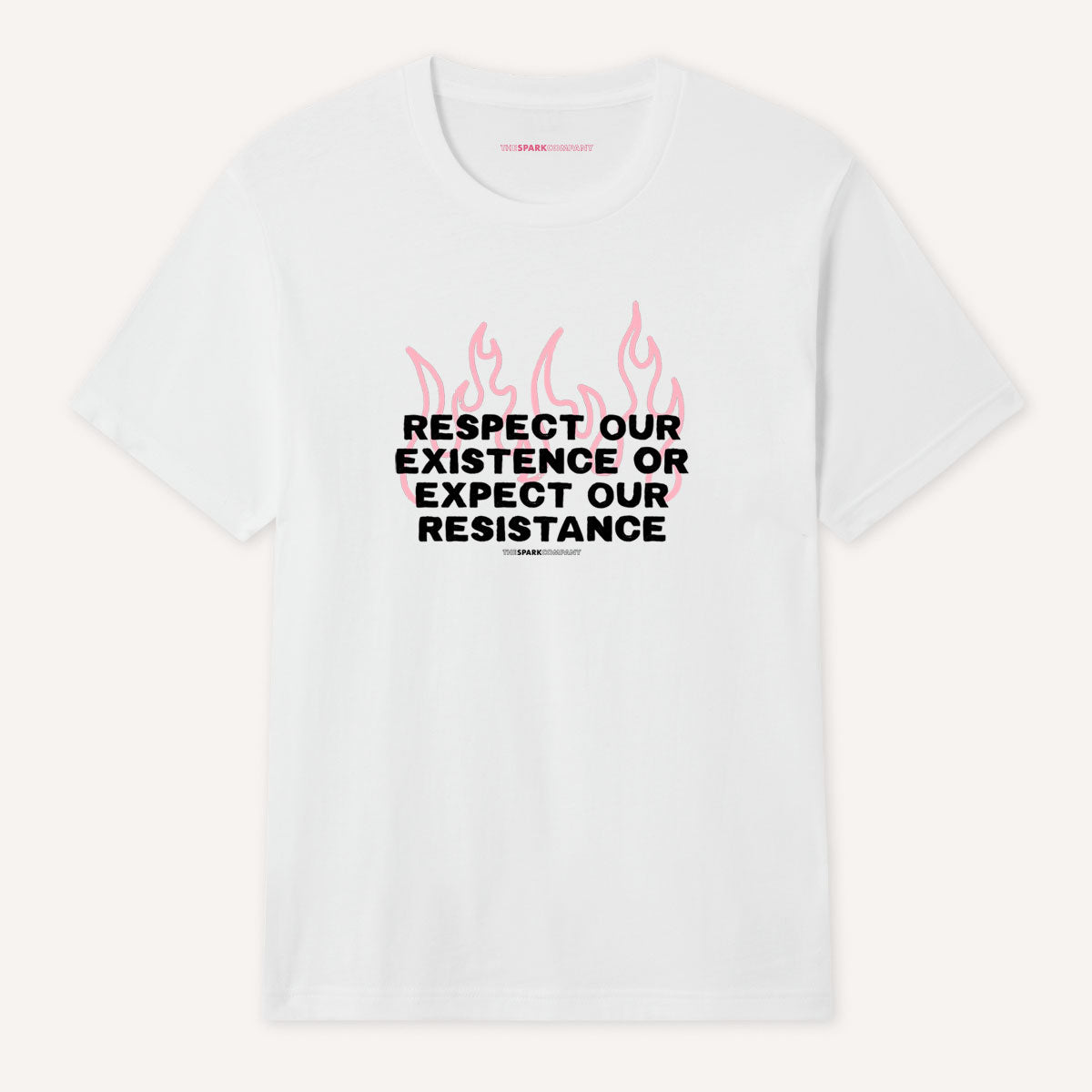Respect Our Existence Or Expect Our Resistance T-Shirt-Feminist Apparel, Feminist Clothing, Feminist T Shirt, BC3001-The Spark Company