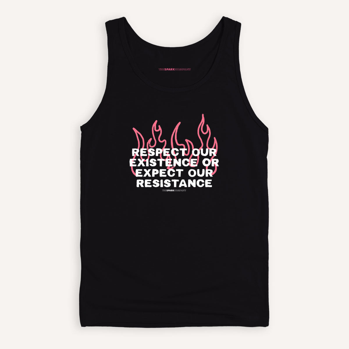 Respect Our Existence Or Expect Our Resistance Tank Top-Feminist Apparel, Feminist Clothing, Feminist Tank, 03980-The Spark Company