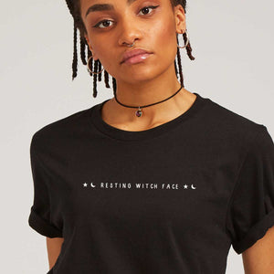 Resting Witch Face Halloween T-Shirt-Feminist Apparel, Feminist Clothing, Feminist T Shirt, BC3001-The Spark Company
