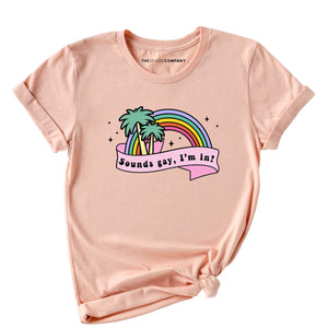 Retro Sounds Gay T-Shirt-LGBT Apparel, LGBT Clothing, LGBT T Shirt, BC3001-The Spark Company