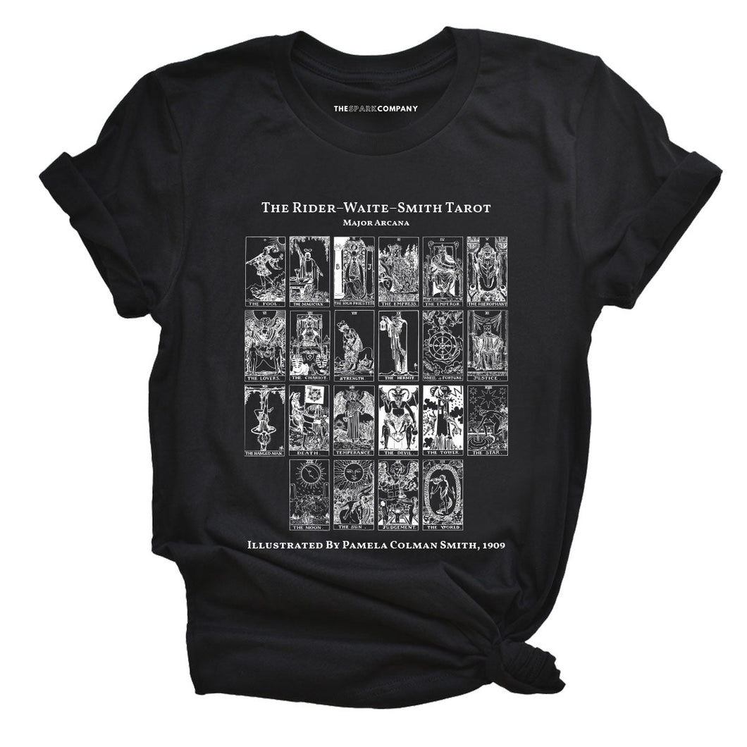 Rider-Waite-Smith Tarot T-Shirt-Feminist Apparel, Feminist Clothing, Feminist T Shirt, BC3001-The Spark Company