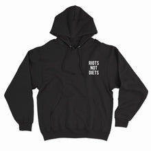 Load image into Gallery viewer, Riots Not Diets Embroidered Hoodie-Feminist Apparel, Feminist Clothing, Feminist Hoodie, JH001-The Spark Company