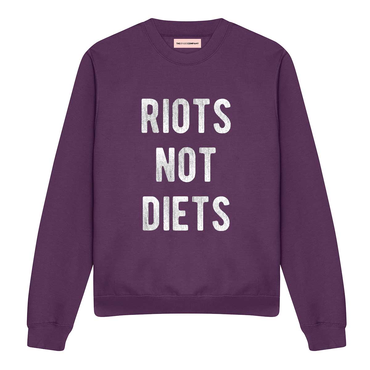 Riots Not Diets Sweatshirt-Feminist Apparel, Feminist Clothing, Feminist Sweatshirt, JH030-The Spark Company
