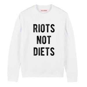 Riots Not Diets Sweatshirt-Feminist Apparel, Feminist Clothing, Feminist Sweatshirt, JH030-The Spark Company