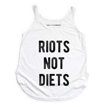 Load image into Gallery viewer, Riots Not Diets Tank Top-Feminist Apparel, Feminist Clothing, Feminist Tank, NL5033-The Spark Company