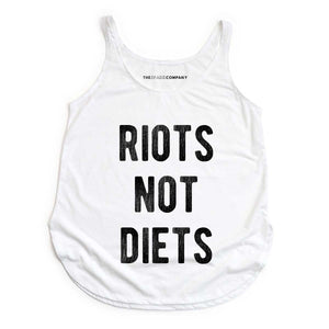 Riots Not Diets Tank Top-Feminist Apparel, Feminist Clothing, Feminist Tank, NL5033-The Spark Company