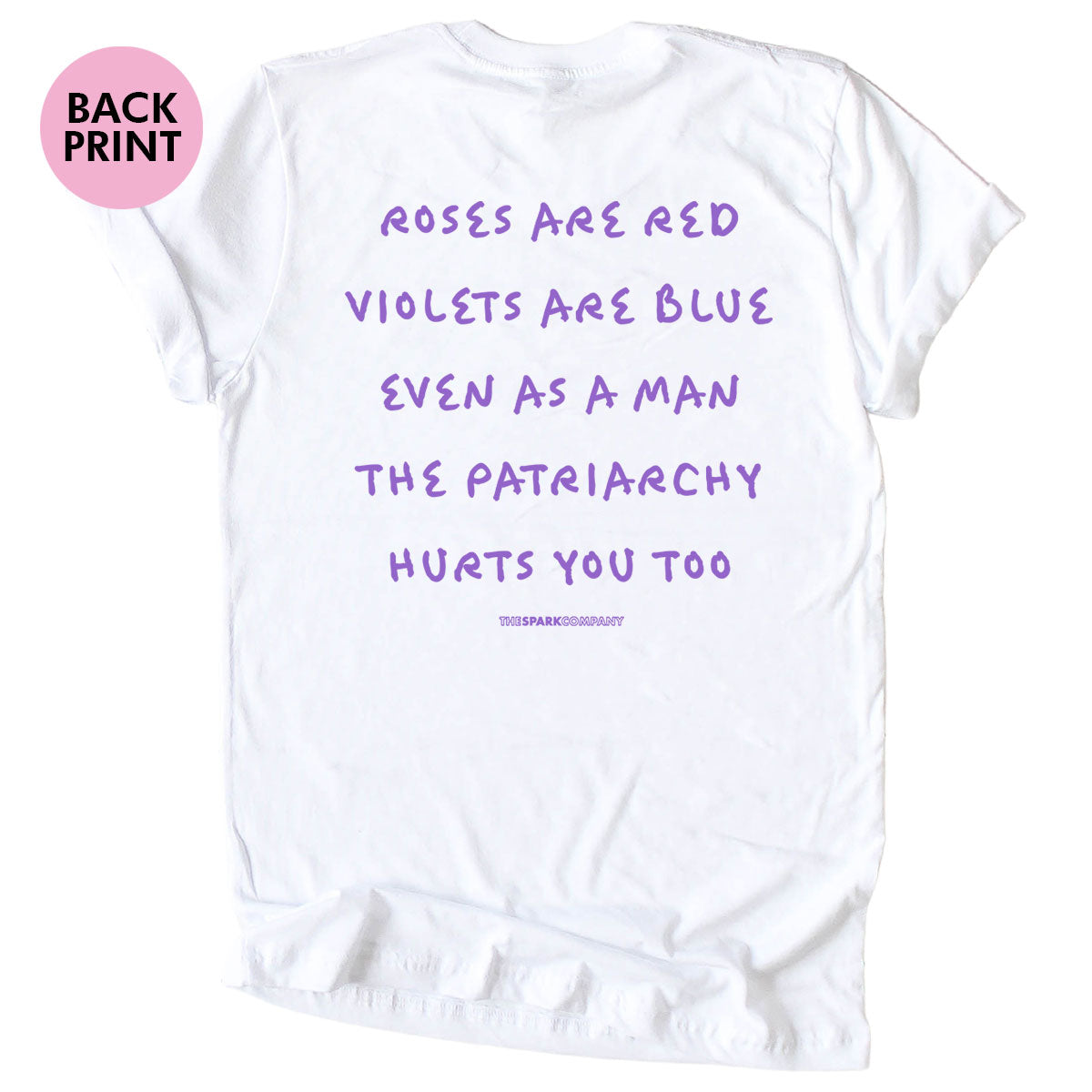 Roses Are Red T-Shirt-Feminist Apparel, Feminist Clothing, Feminist T Shirt, BC3001-The Spark Company