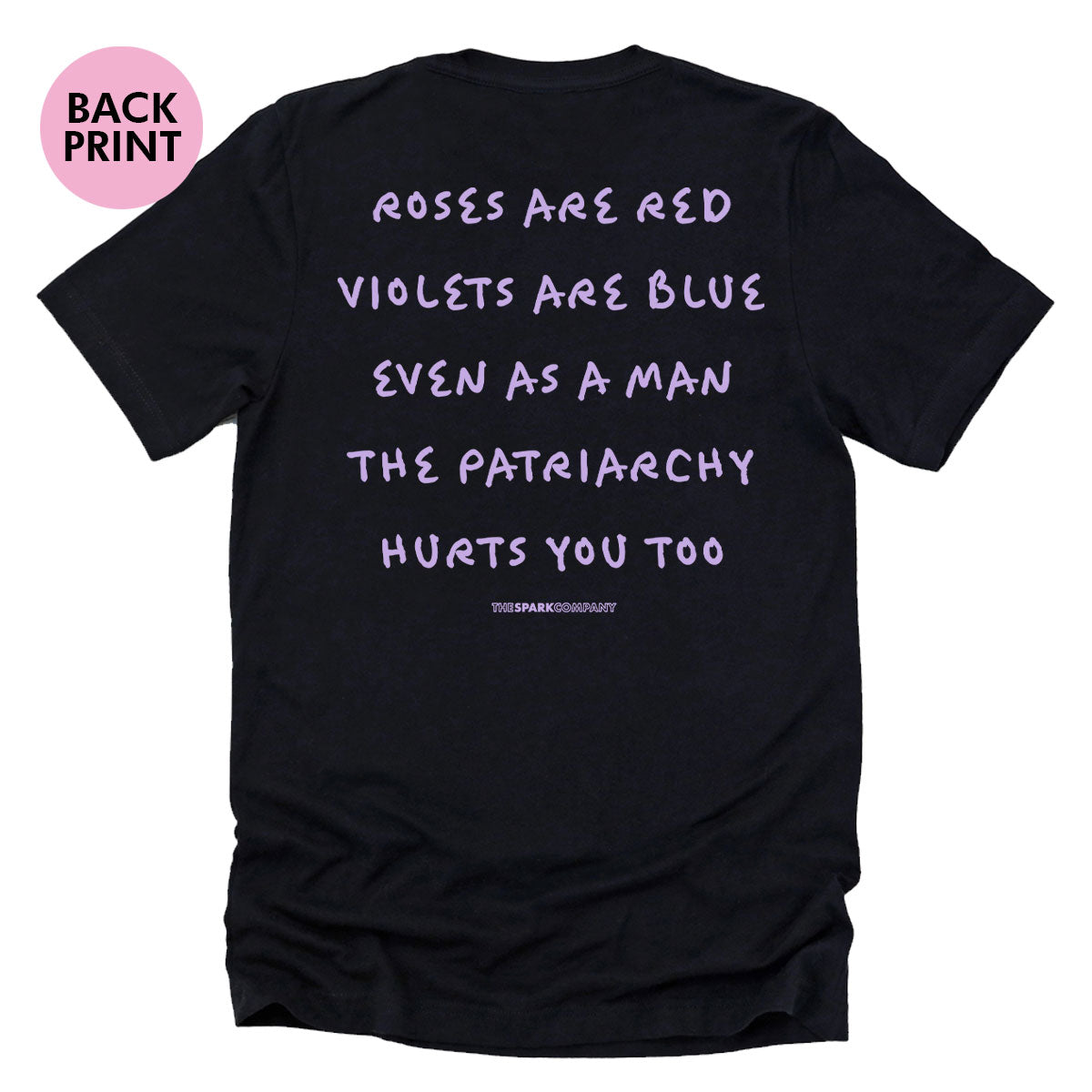 Roses Are Red T-Shirt-Feminist Apparel, Feminist Clothing, Feminist T Shirt, BC3001-The Spark Company