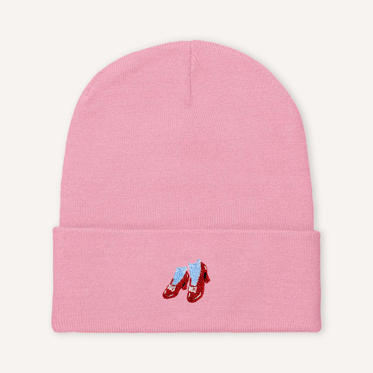 Ruby Slippers Embroidered Beanie Hat-Feminist Apparel, Feminist Gift, Feminist Cuffed Beanie Hat, BB45-The Spark Company