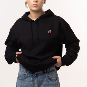 Ruby Slippers Embroidered Hoodie-Feminist Apparel, Feminist Clothing, Feminist Hoodie, JH001-The Spark Company
