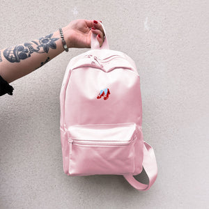 Ruby Slippers Embroidered Mini Backpack-Feminist Apparel, Feminist Gift, Feminist Mini Backpack, BG153-The Spark Company