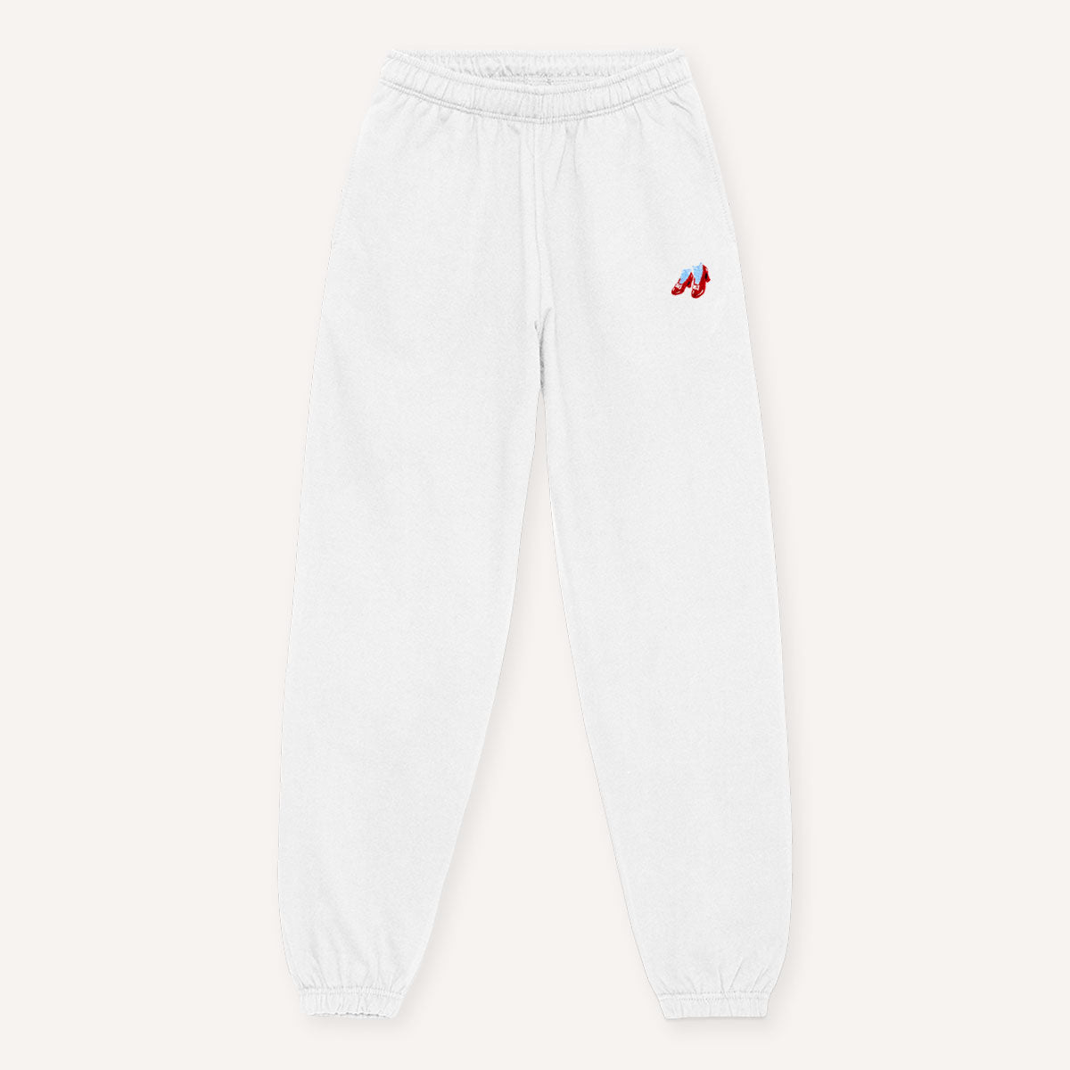 Ruby Slippers Embroidery Detail Joggers-Feminist Apparel, Feminist Clothing, Feminist joggers, JH072-The Spark Company