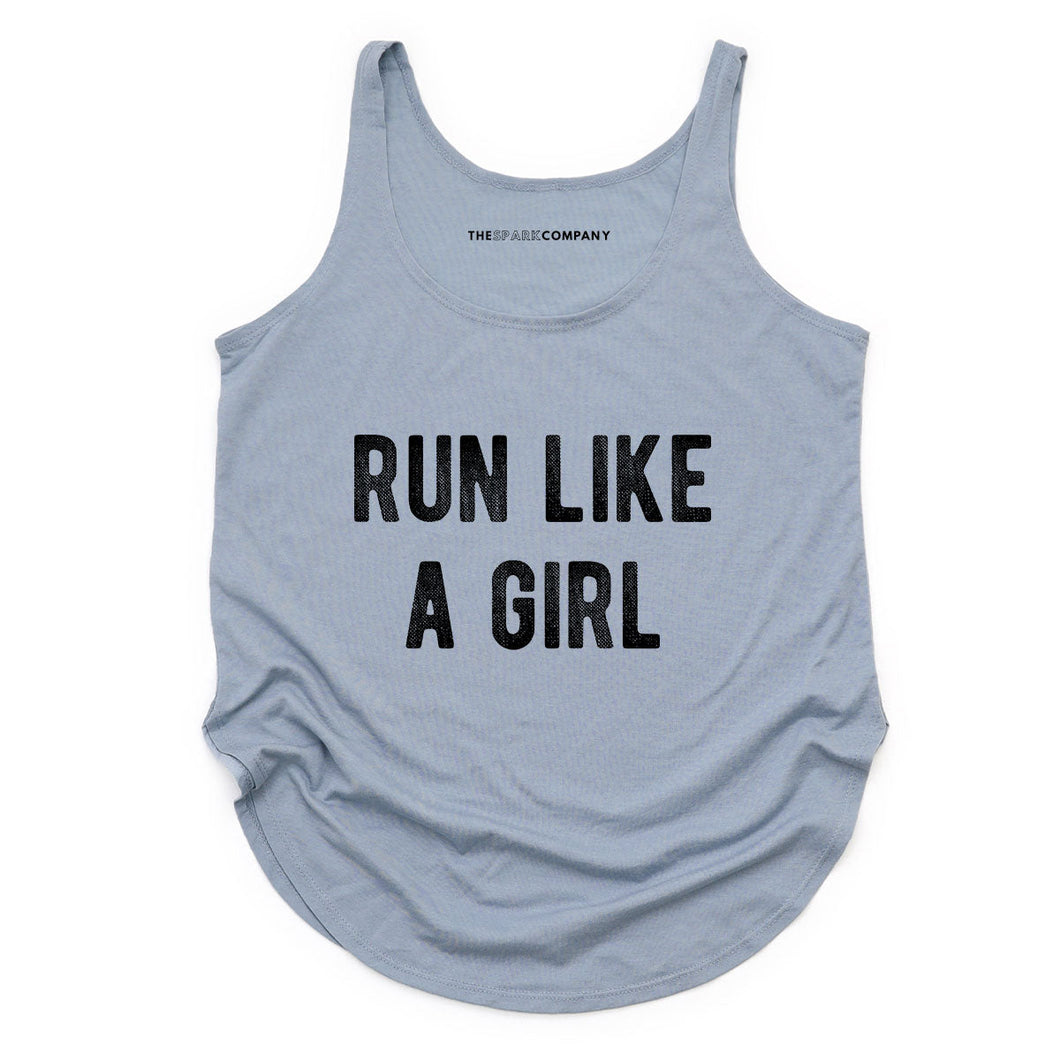 Run Like A Girl Festival Tank Top-Feminist Apparel, Feminist Clothing, Feminist Tank, NL5033-The Spark Company