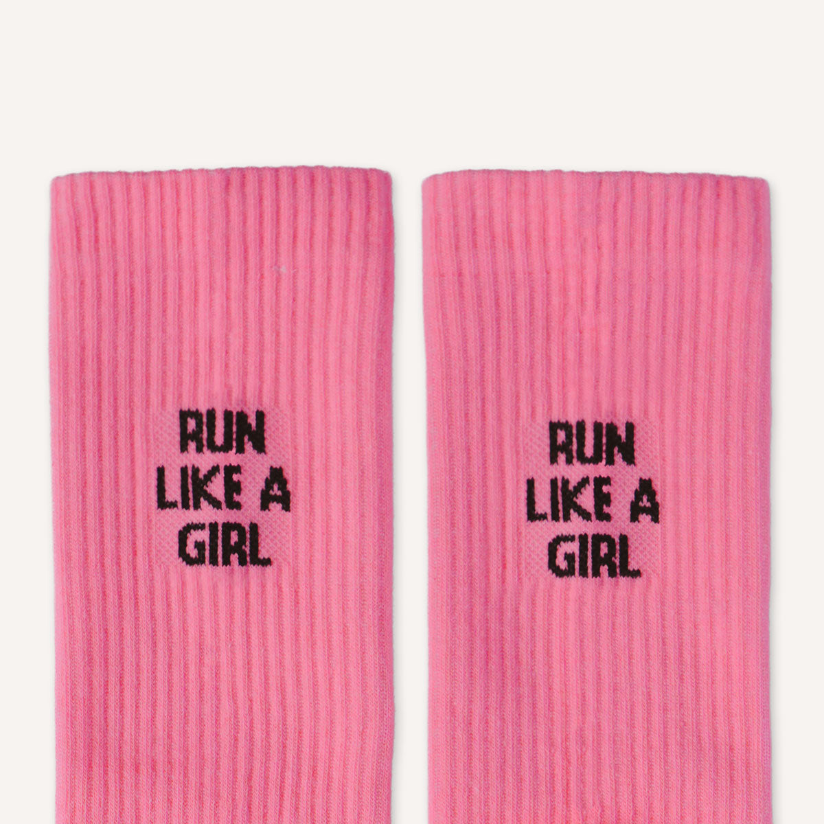 Run Like A Girl Socks-Feminist Apparel, Feminist Clothing, Feminist Socks-The Spark Company