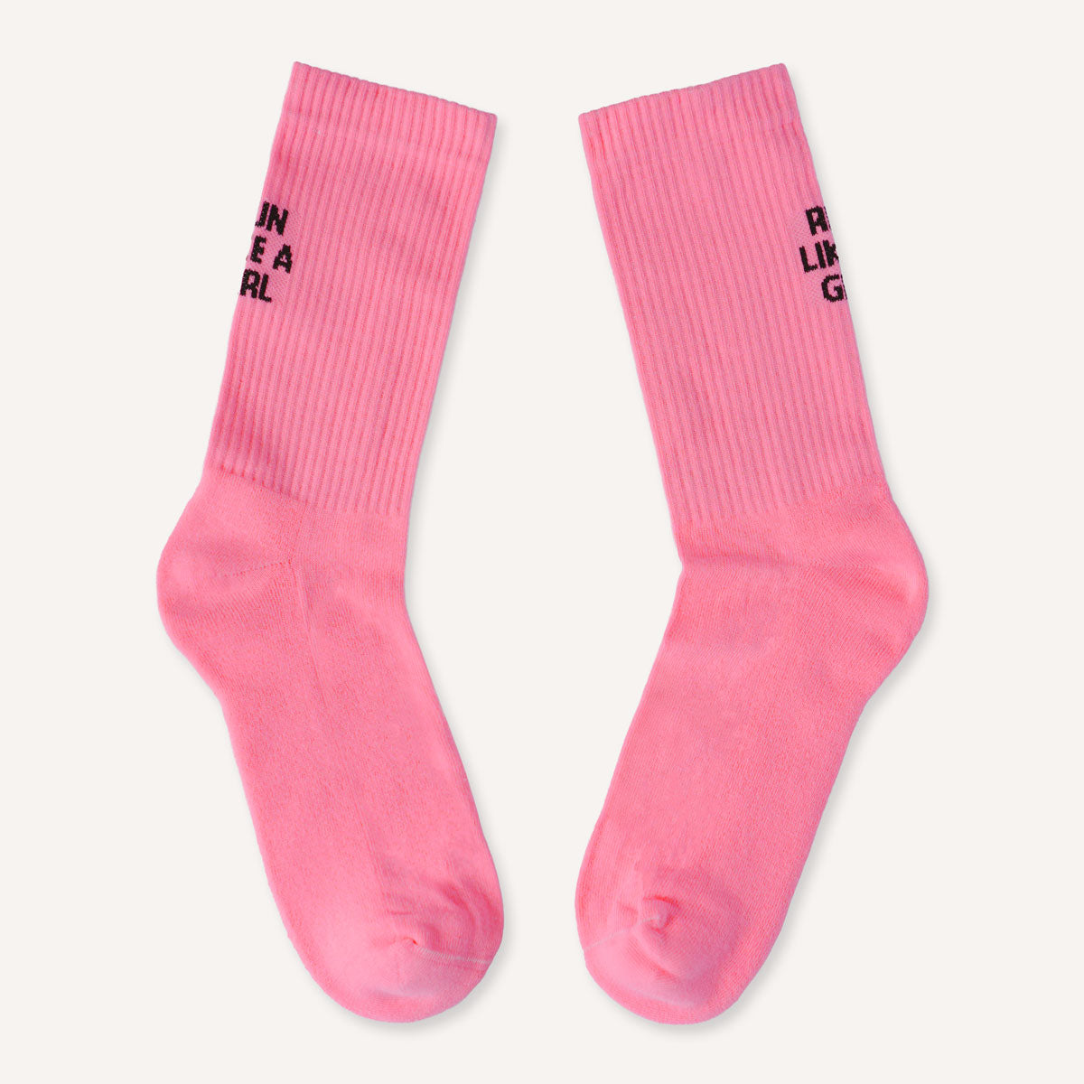 Run Like A Girl Socks-Feminist Apparel, Feminist Clothing, Feminist Socks-The Spark Company