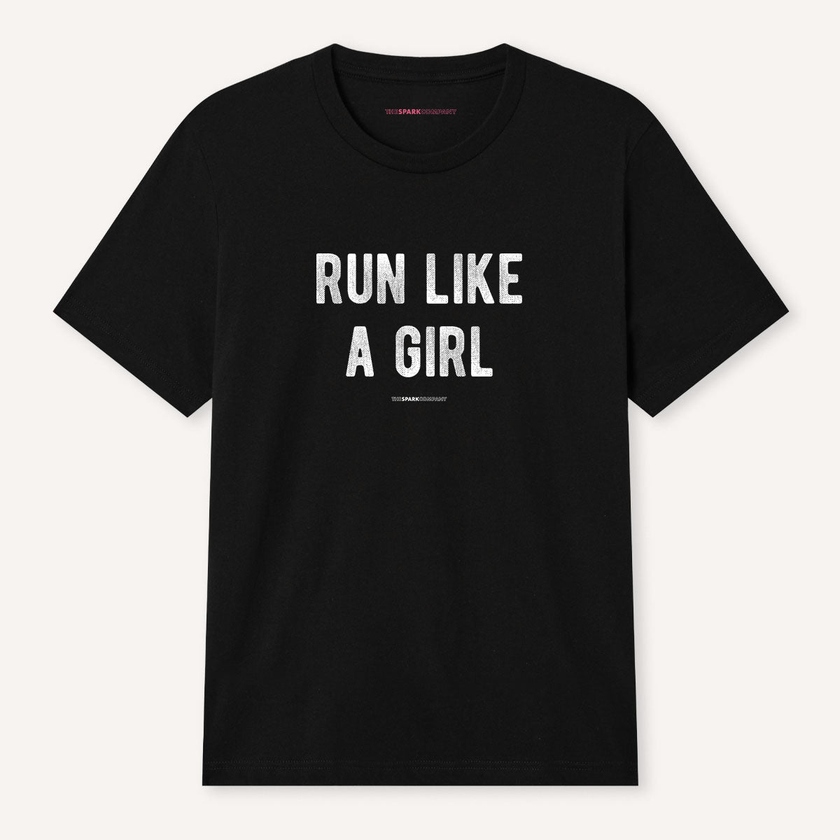 Run Like A Girl T-Shirt-Feminist Apparel, Feminist Clothing, Feminist T Shirt, BC3001-The Spark Company