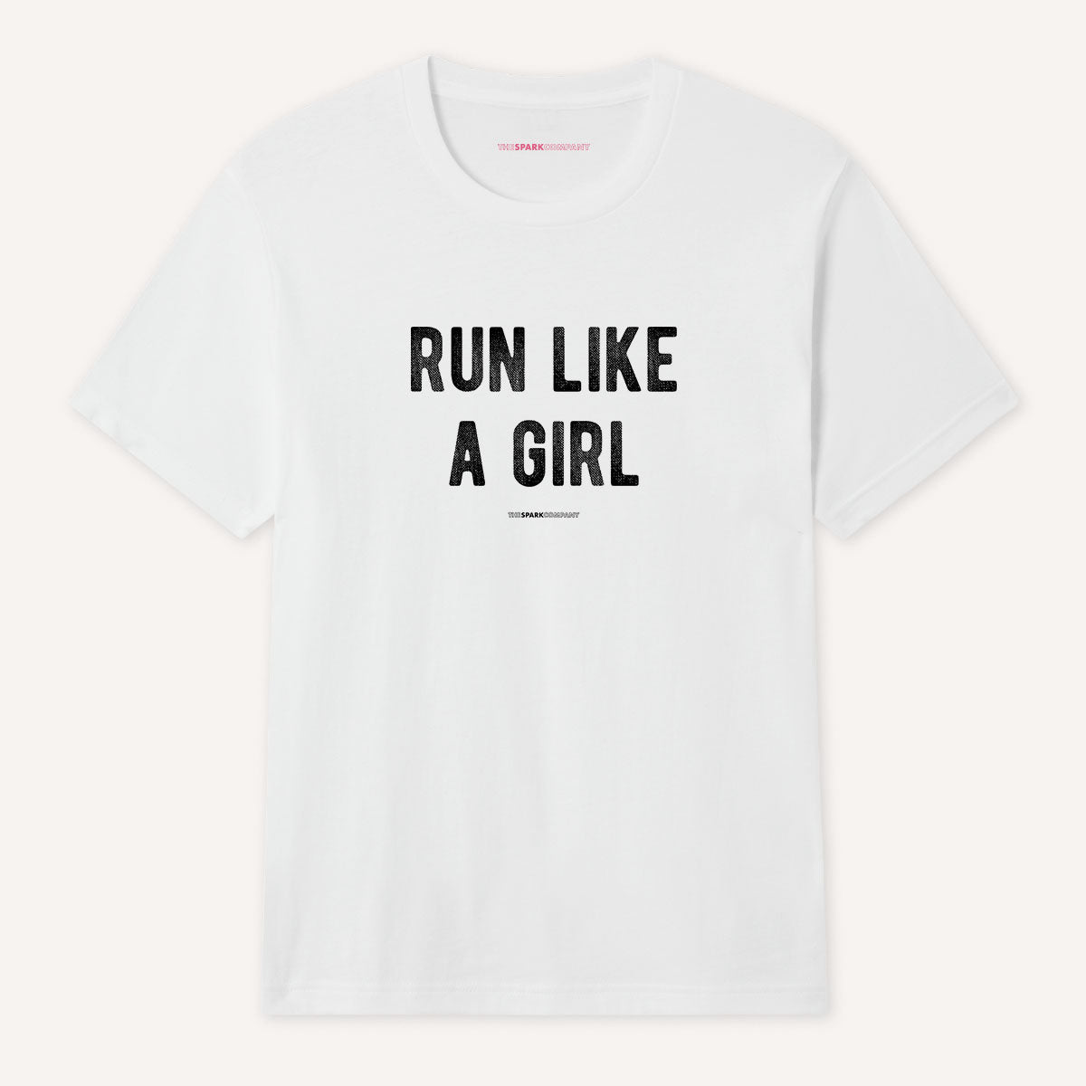 Run Like A Girl T-Shirt-Feminist Apparel, Feminist Clothing, Feminist T Shirt, BC3001-The Spark Company