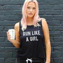 Load image into Gallery viewer, Run Like A Girl Tank Top-Feminist Apparel, Feminist Clothing, Feminist Tank, 03980-The Spark Company