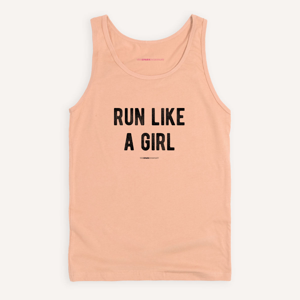 Run Like A Girl Tank Top-Feminist Apparel, Feminist Clothing, Feminist Tank, 03980-The Spark Company