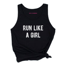 Load image into Gallery viewer, Run Like A Girl Tank Top-Feminist Apparel, Feminist Clothing, Feminist Tank, 03980-The Spark Company