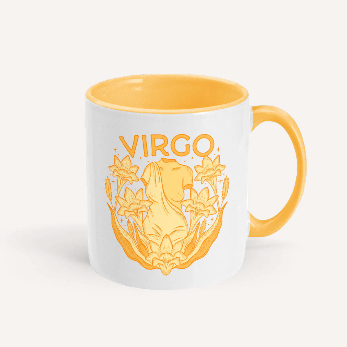 Capricorn Zodiac Mug-Feminist Apparel, Feminist Gift, Feminist Coffee Mug, 11oz White Ceramic-The Spark Company