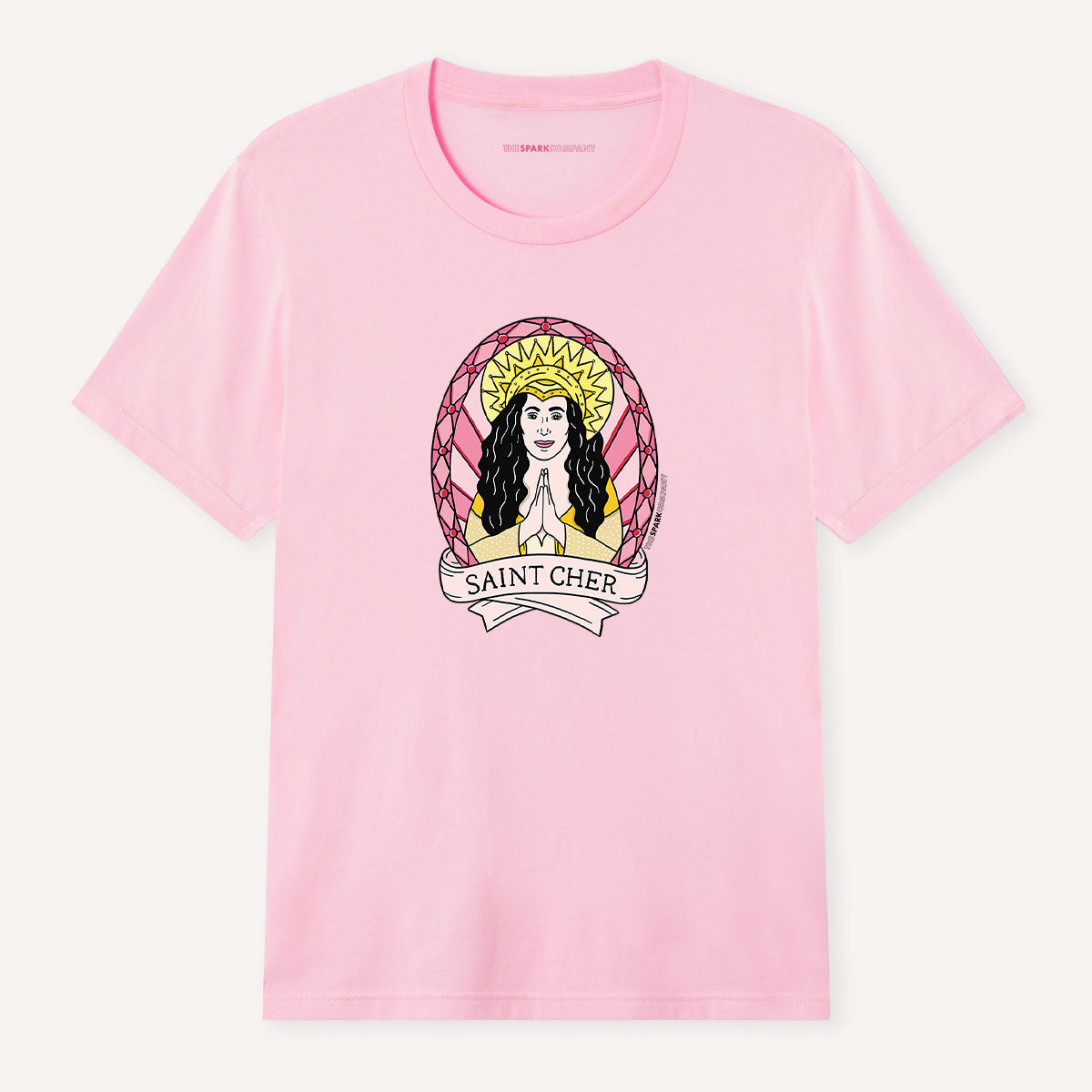 Saint Cher T-Shirt-Feminist Apparel, Feminist Clothing, Feminist T Shirt, BC3001-The Spark Company