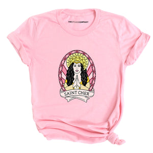 Saint Cher T-Shirt-Feminist Apparel, Feminist Clothing, Feminist T Shirt, BC3001-The Spark Company