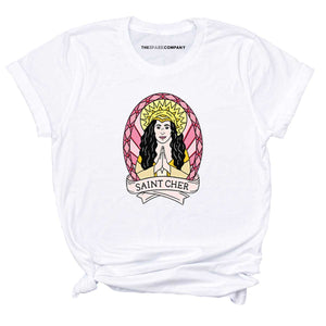 Saint Cher T-Shirt-Feminist Apparel, Feminist Clothing, Feminist T Shirt, BC3001-The Spark Company