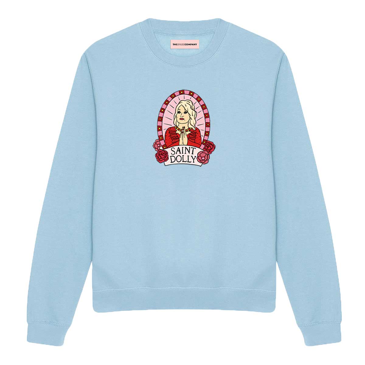Saint Dolly Sweatshirt-Feminist Apparel, Feminist Clothing, Feminist Sweatshirt, JH030-The Spark Company